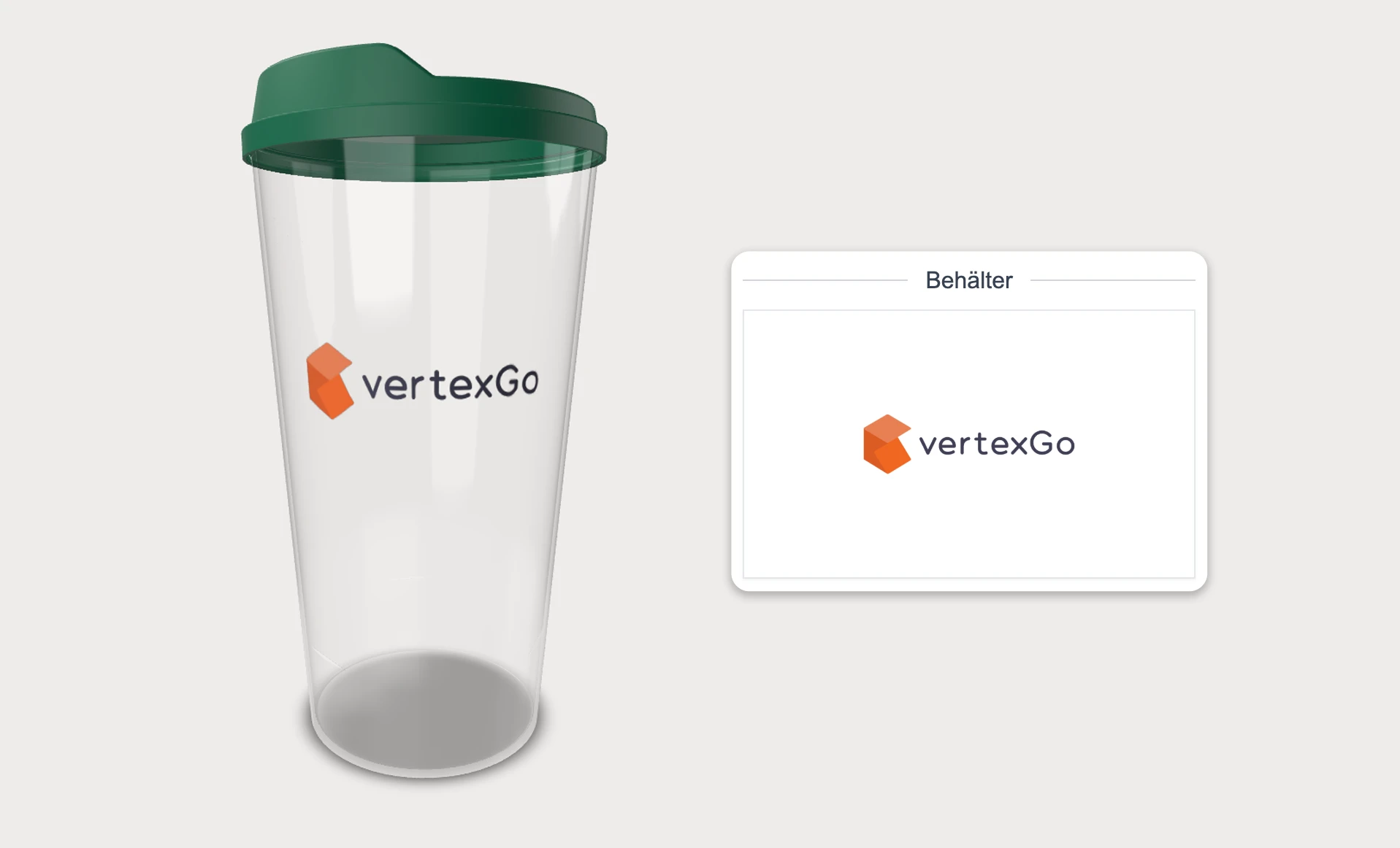 Personalisierung mit Logos, Schriftzügen, etc.